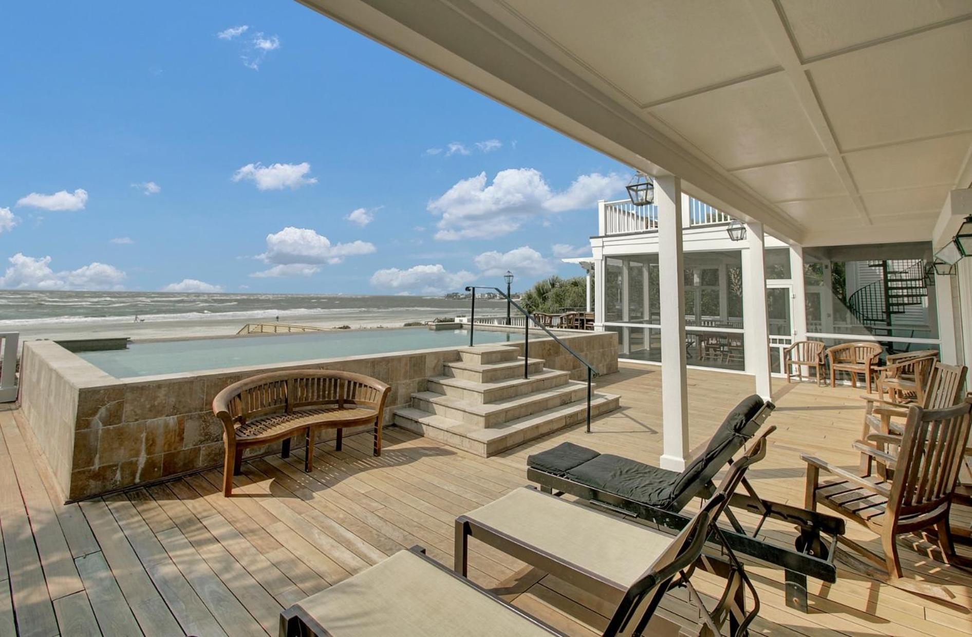 114 Ocean Boulevard By Avantstay Beachfront Putting Green Volleyball Court Infinity Pool Sullivan's Island Eksteriør billede