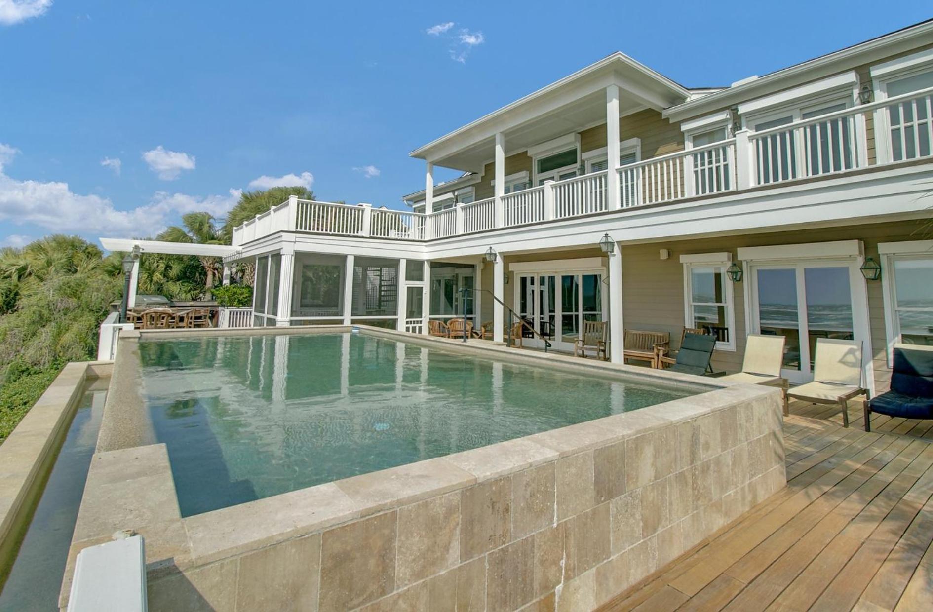 114 Ocean Boulevard By Avantstay Beachfront Putting Green Volleyball Court Infinity Pool Sullivan's Island Eksteriør billede